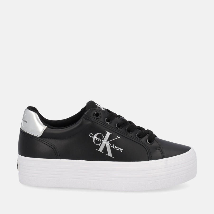 Donna CALVIN KLEIN | Calvin Klein Vulc Flatf Laceup Lth Refl