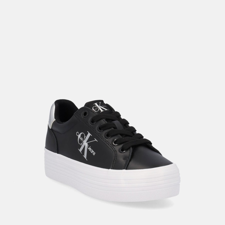 Donna CALVIN KLEIN | Calvin Klein Vulc Flatf Laceup Lth Refl