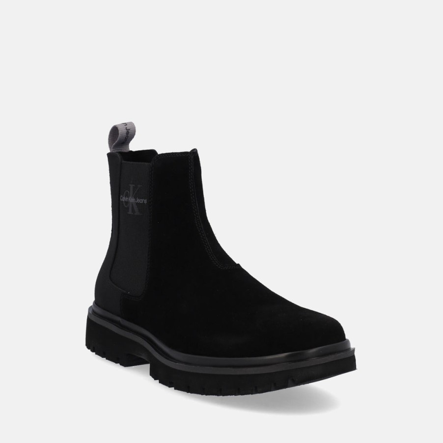 Uomo CALVIN KLEIN | Calvin Klein Eva Mid Chelsea Boot Suede