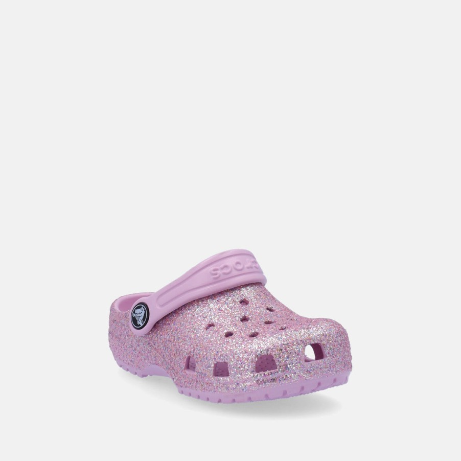 Bambini CROCS | Ciabatte Crocs Bambina Con Glitter