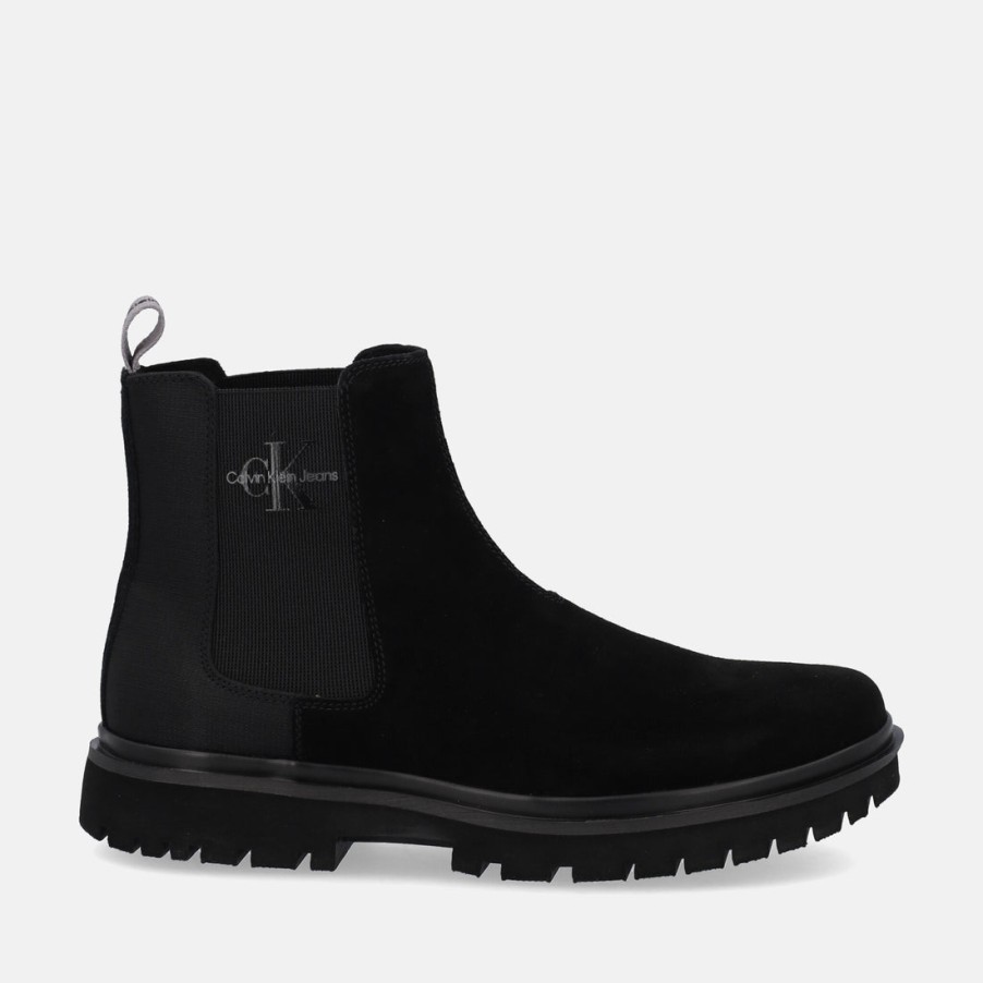 Uomo CALVIN KLEIN | Calvin Klein Eva Mid Chelsea Boot Suede