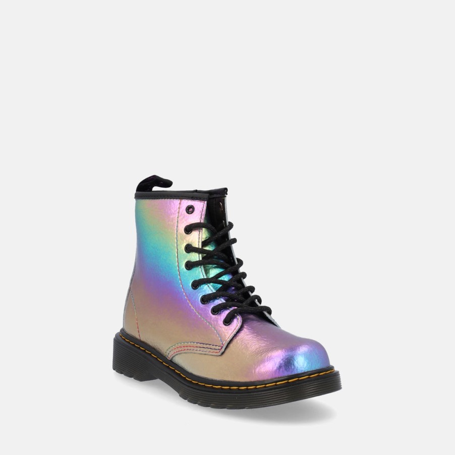 Bambini DR.MARTENS | Dr.Martens Multi Raimbow Crinkle