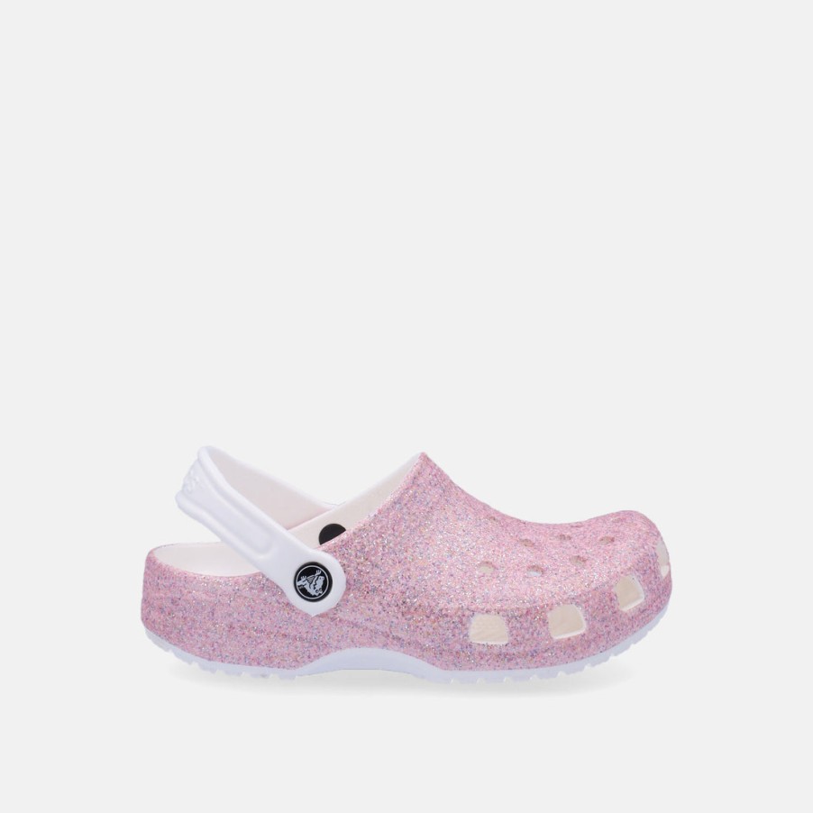 Bambini CROCS | Ciabatte Crocs Bambina Con Glitter