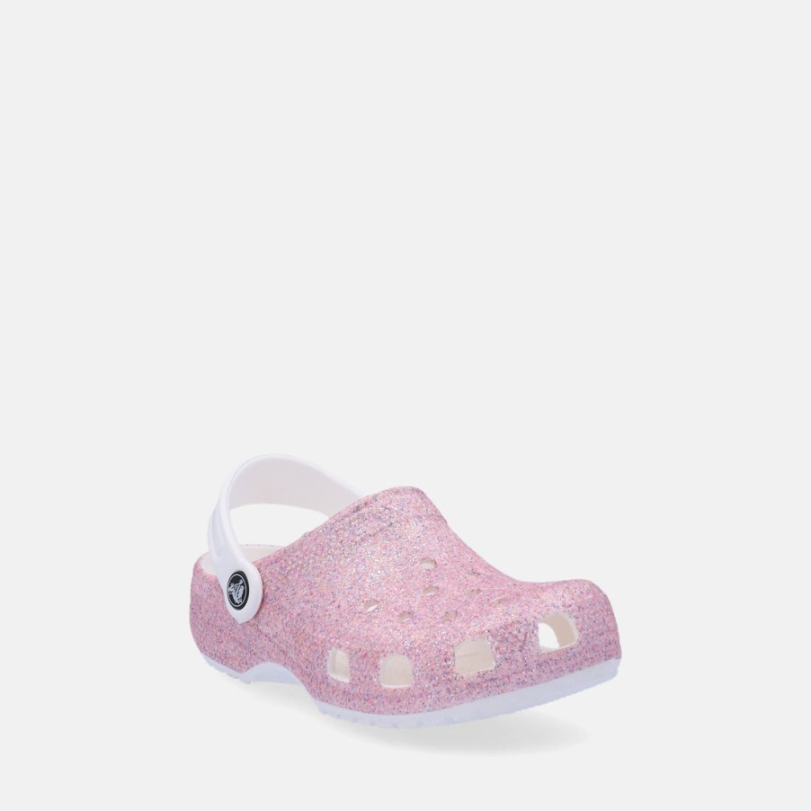 Bambini CROCS | Ciabatte Crocs Bambina Con Glitter